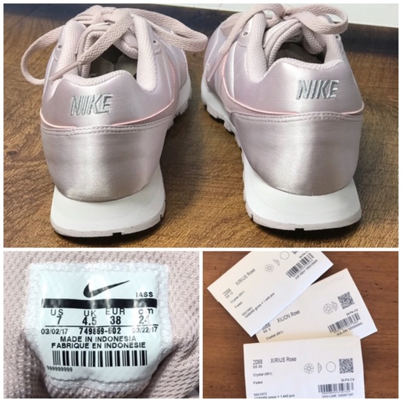 NWT Nike&Swarovski Crystal MD Runner2 Arctic Pink - Picture 7 of 8